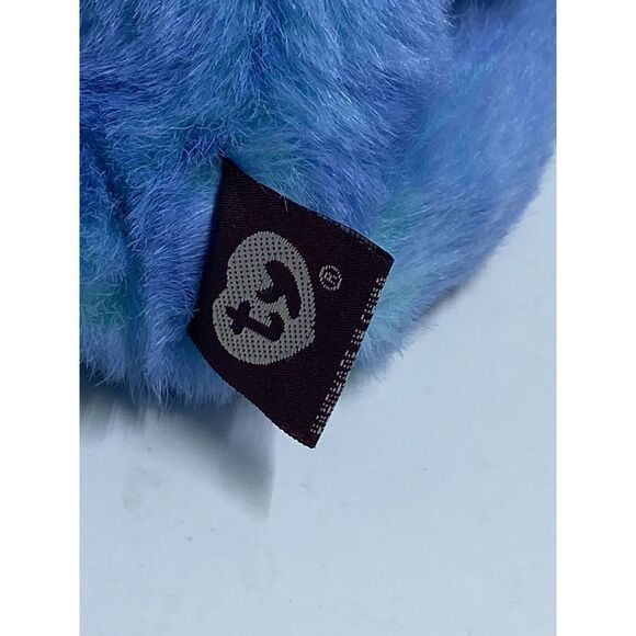 AZURE Blue Bear Ty Attic Treasures Jointed Stuffed Collectible Tags - Picture 6 of 9